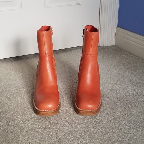 Jeffrey Campbell Maxen Leather Heel Booties - Picture 2 of 7